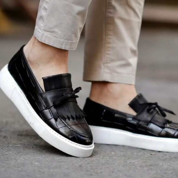 Crocodile Leather Yulefu Shoes