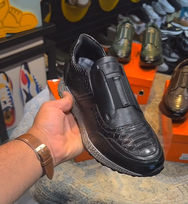 Premium Leather Lightweight Casual Shoes