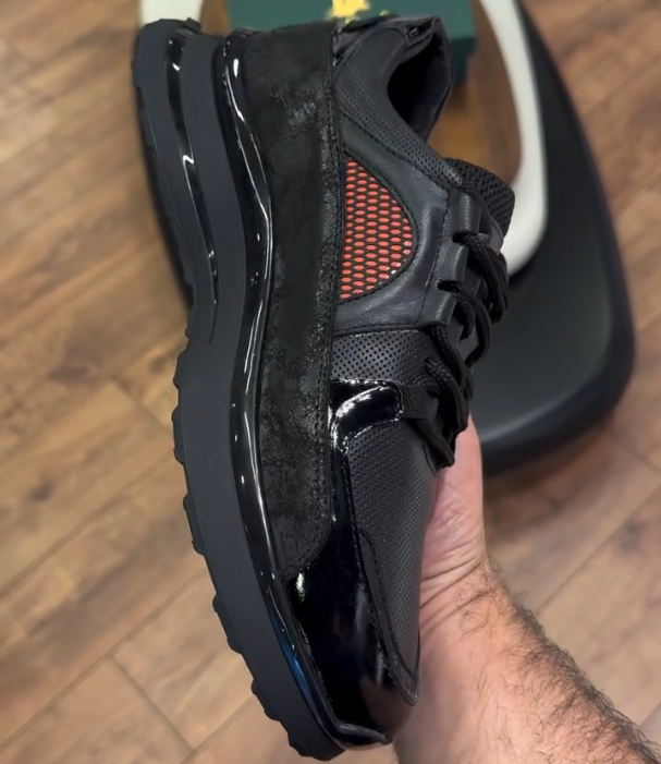 Advanced Luxury New Leather Splicing Breathable Casual Shoes
