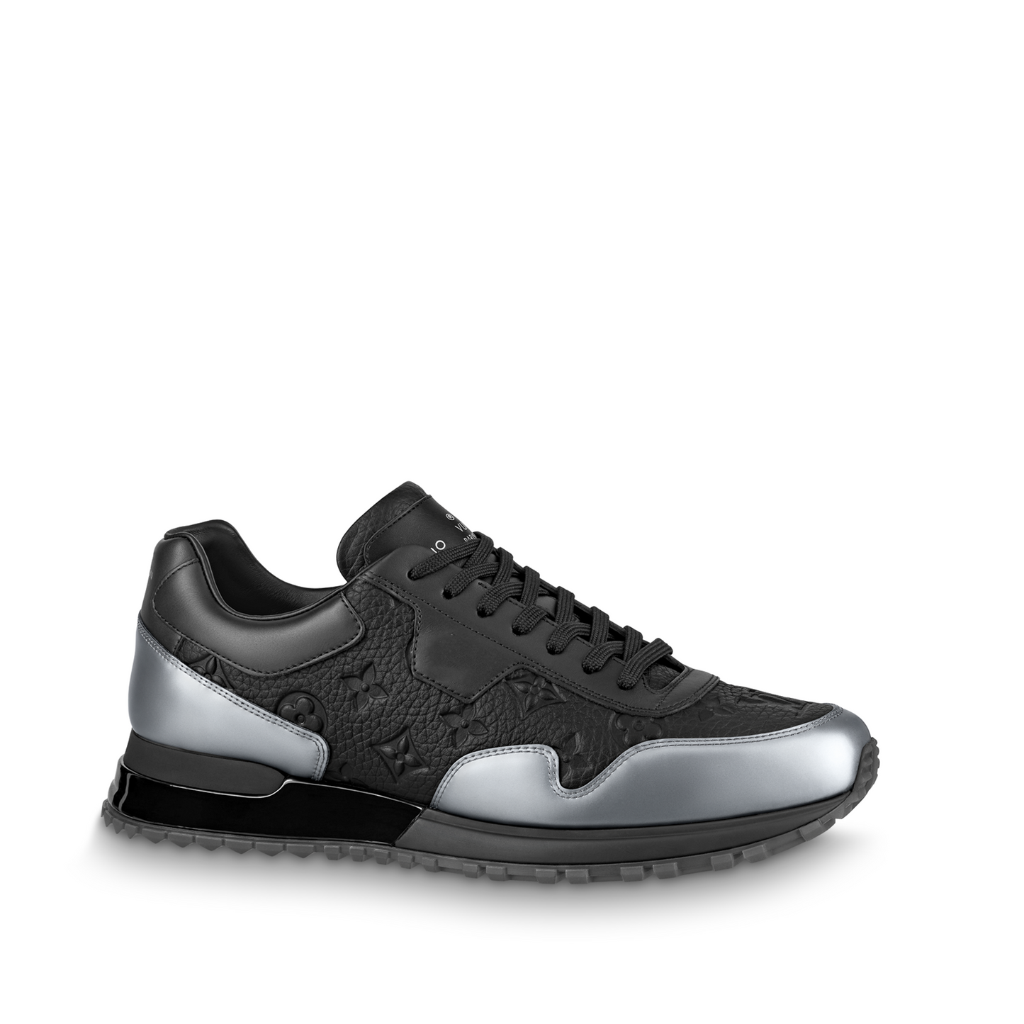 Silver Edge Embossed Splicing Casual Shoes