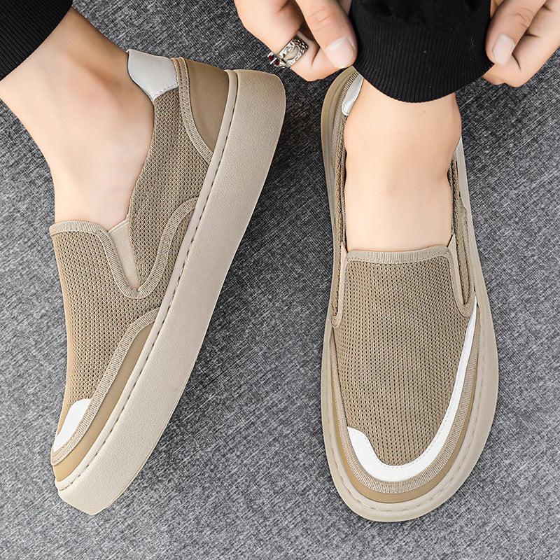 Men's Comfortable Ice Silk Canvas Shoes
