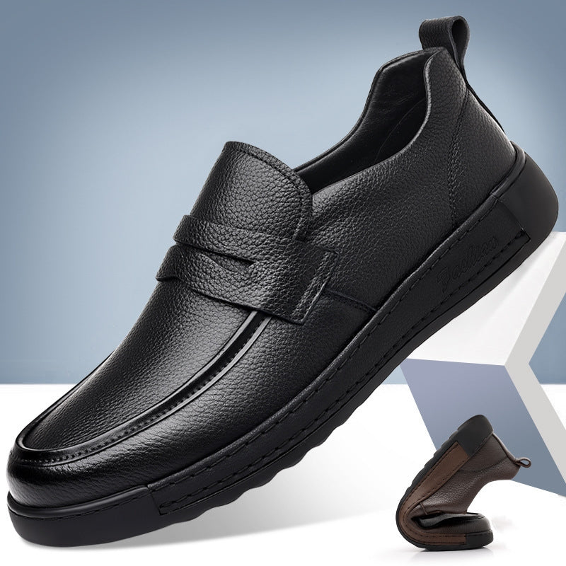 Men's New Soft Soled Driving British Casual Leather Shoes