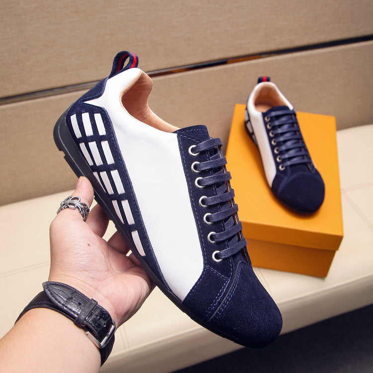 Leather Trendy Casual And Fashionable Sports Shoes