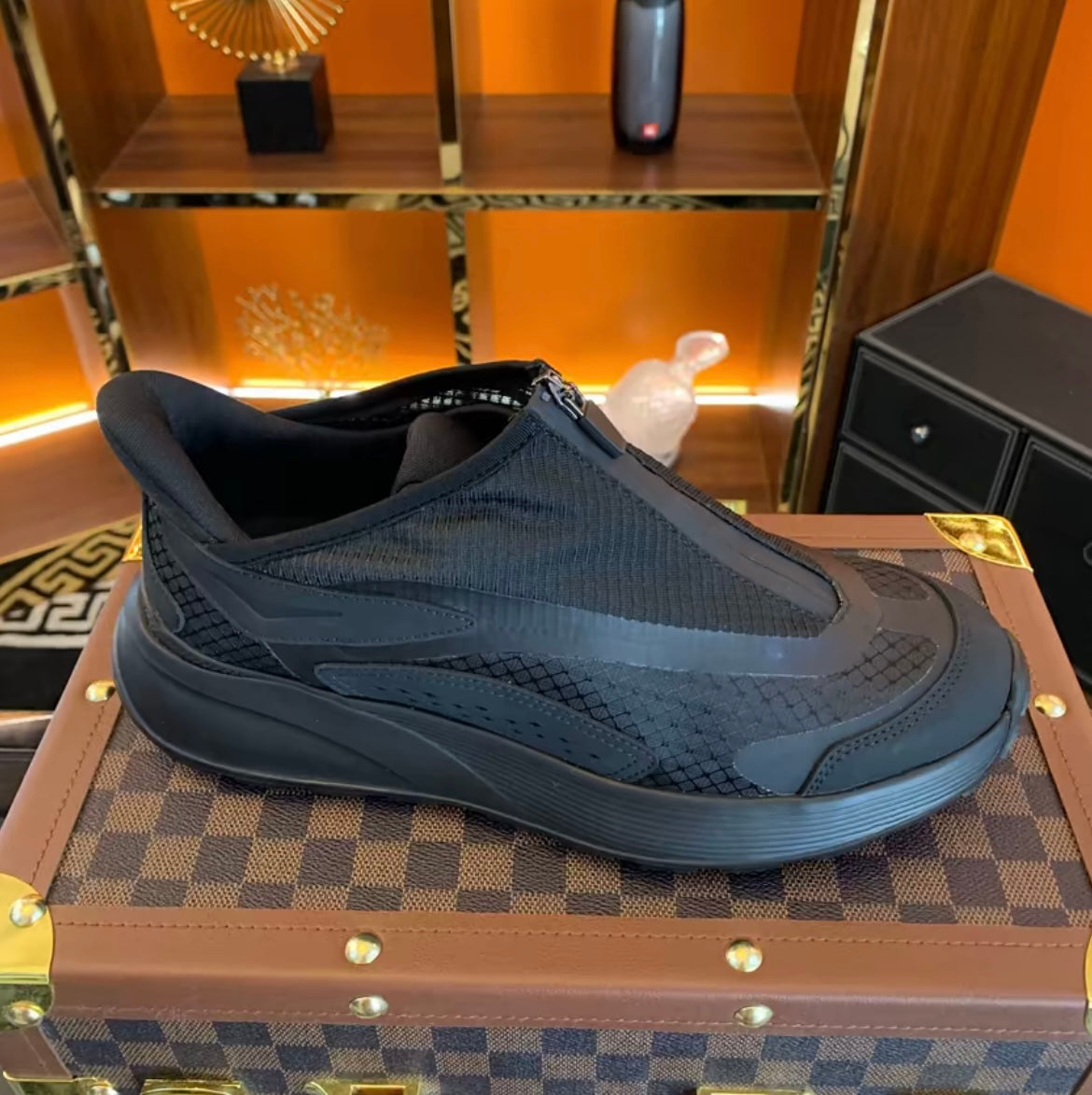 Men's New High-quality Mid Zipper Casual Sports Shoes