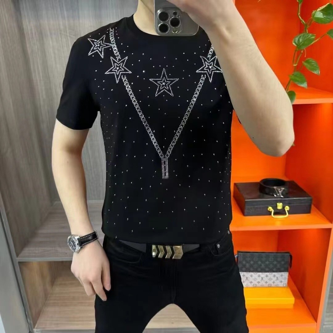 🔥Limited Time Offer 49% OFF🔥Men's Summer New Fashion Bottom Round Neck T-shirt