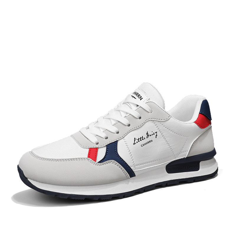 Men's new lightweight soft leather breathable outdoor casual shoes