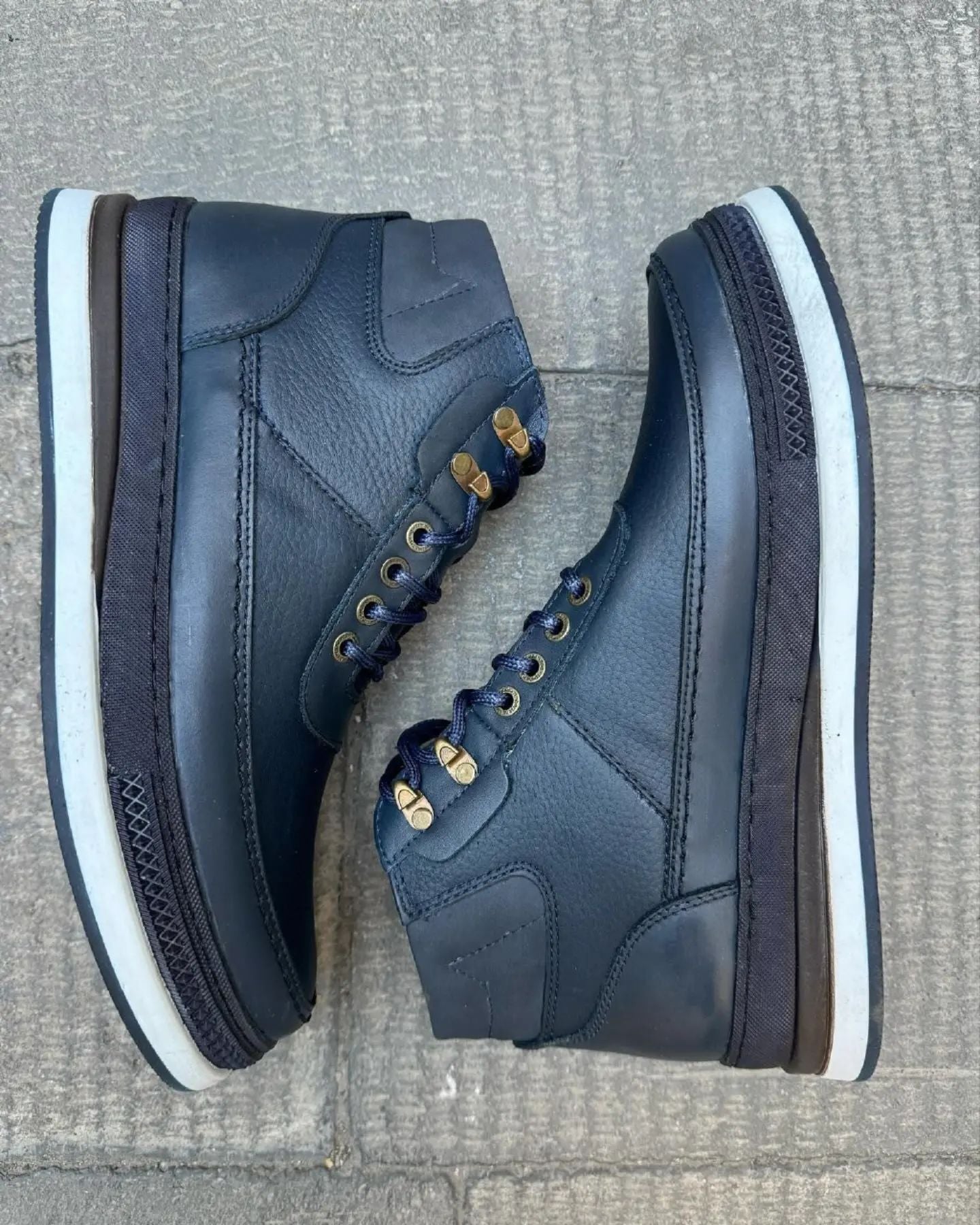 Men's New High Top Leather Casual Boots