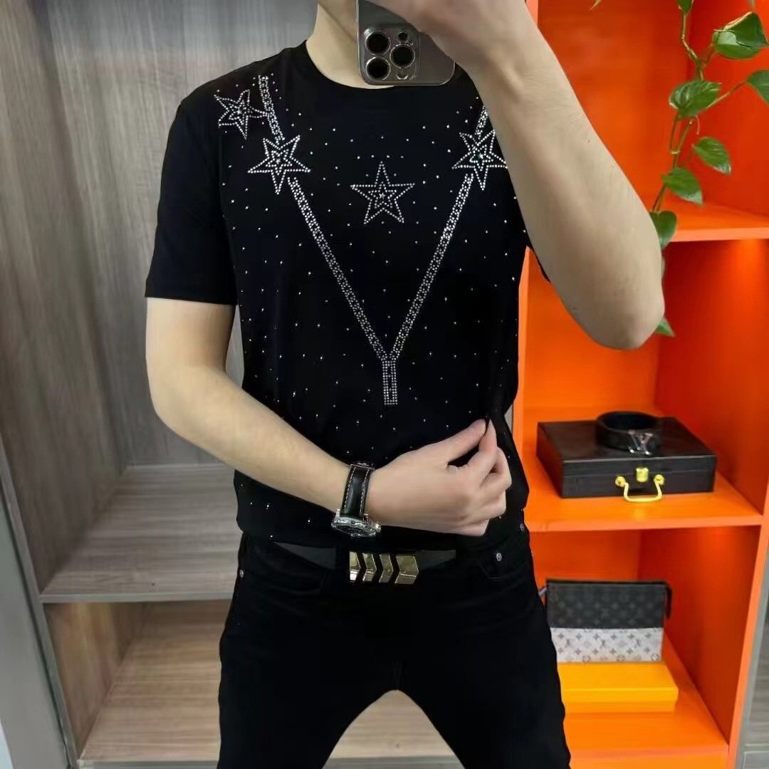 🔥Limited Time Offer 49% OFF🔥Men's Summer New Fashion Bottom Round Neck T-shirt