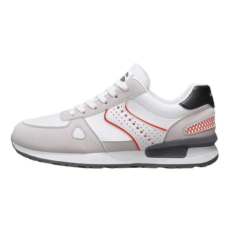 Men's new lightweight soft leather breathable outdoor casual shoes