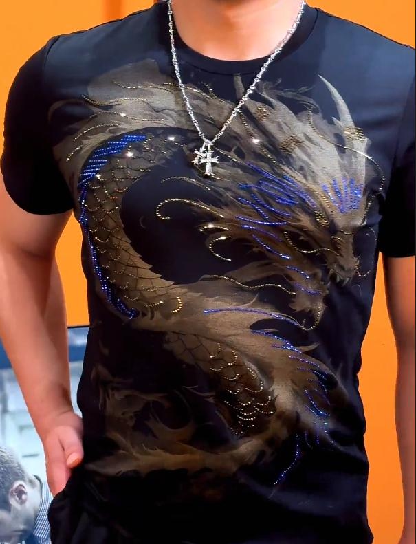 🔥Limited Time Offer 49% OFF🔥Men's Summer New Fashion Slim Fit Round Neck T-shirt