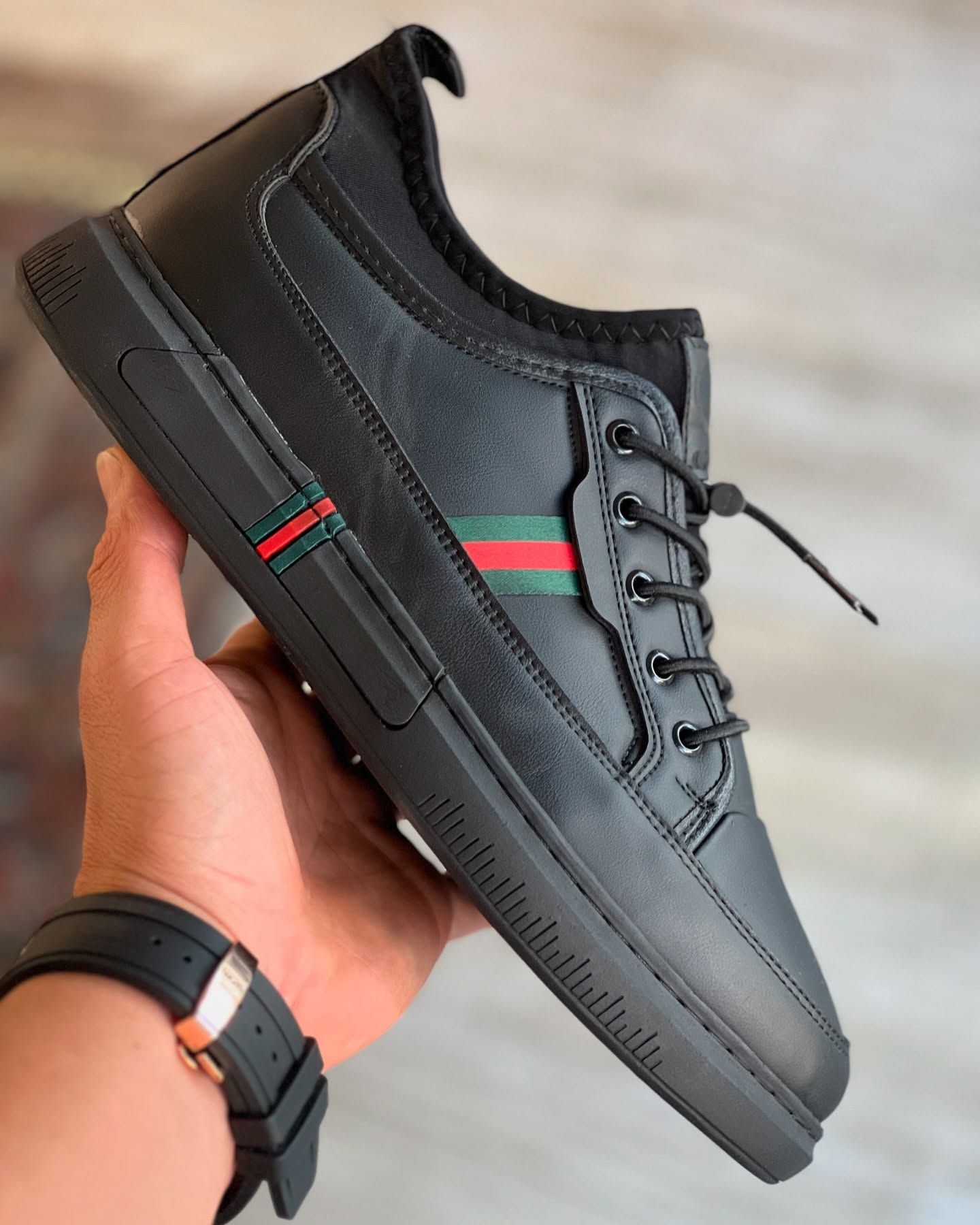 Advanced Leather Drawstring Casual Shoes
