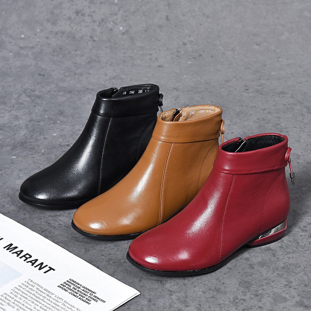 2022 Autumn And Winter New Bow Flat Boots