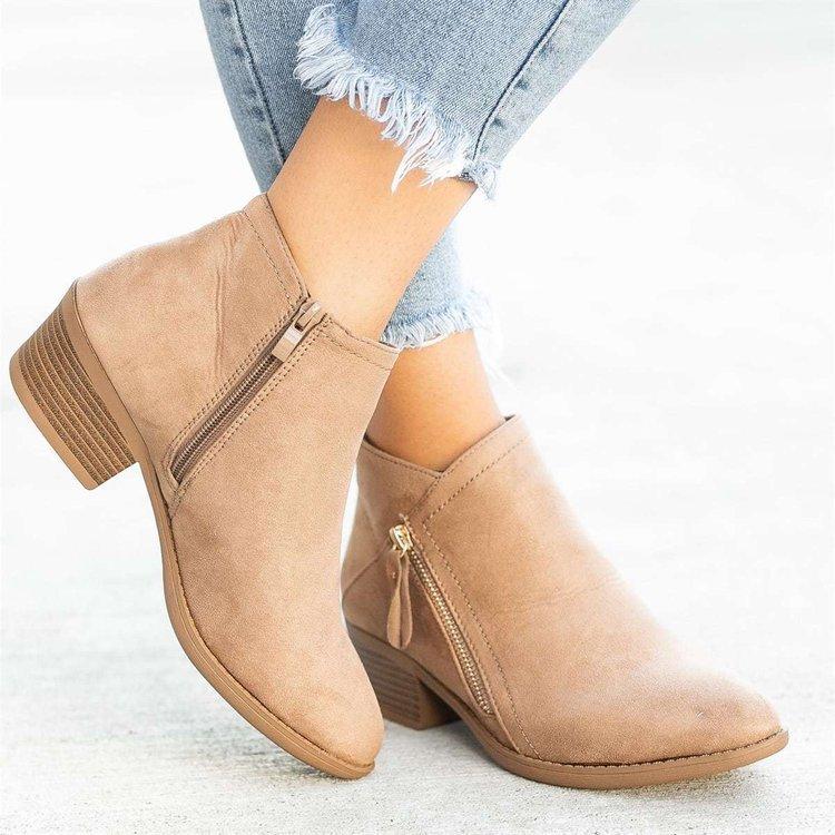 đ„Limited Time Offer 49% OFFđ„Women's suede double zippered boots