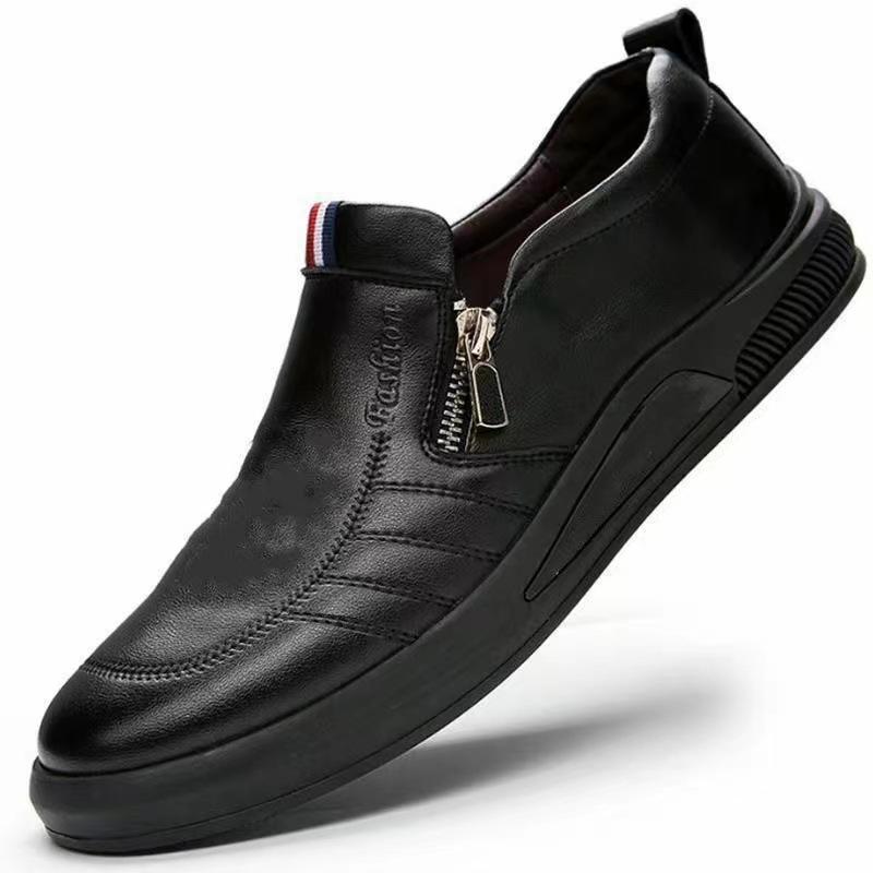 🔥Limited Time Offer 49% OFF🔥New breathable and fashionable business sleeved men's casual leather shoes