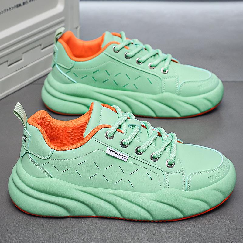 🔥Limited Time Offer 49% OFF🔥Men's leather upper autumn new thick soled men's sports shoes casual shoes
