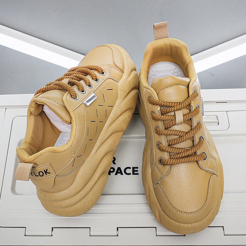 🔥Limited Time Offer 49% OFF🔥Men's leather upper autumn new thick soled men's sports shoes casual shoes