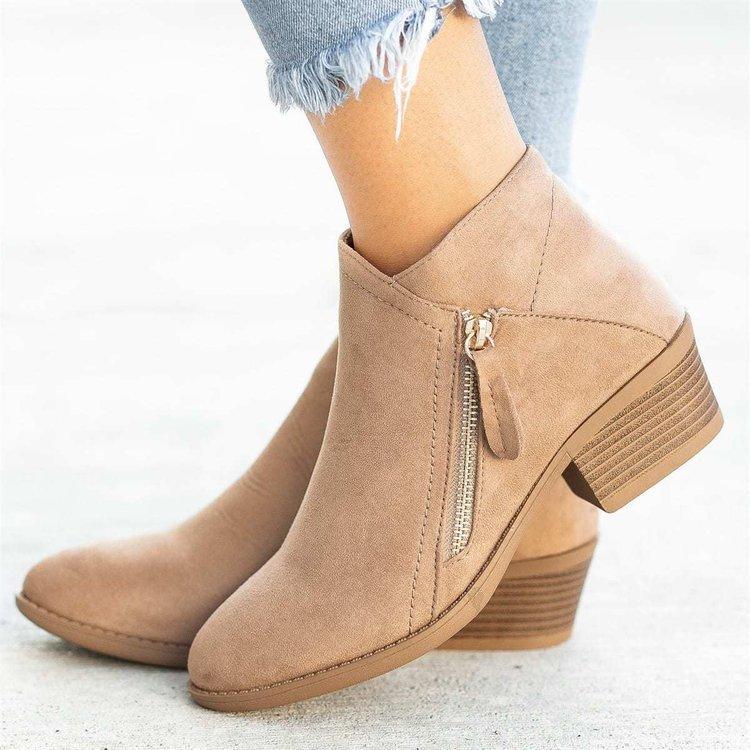 đ„Limited Time Offer 49% OFFđ„Women's suede double zippered boots