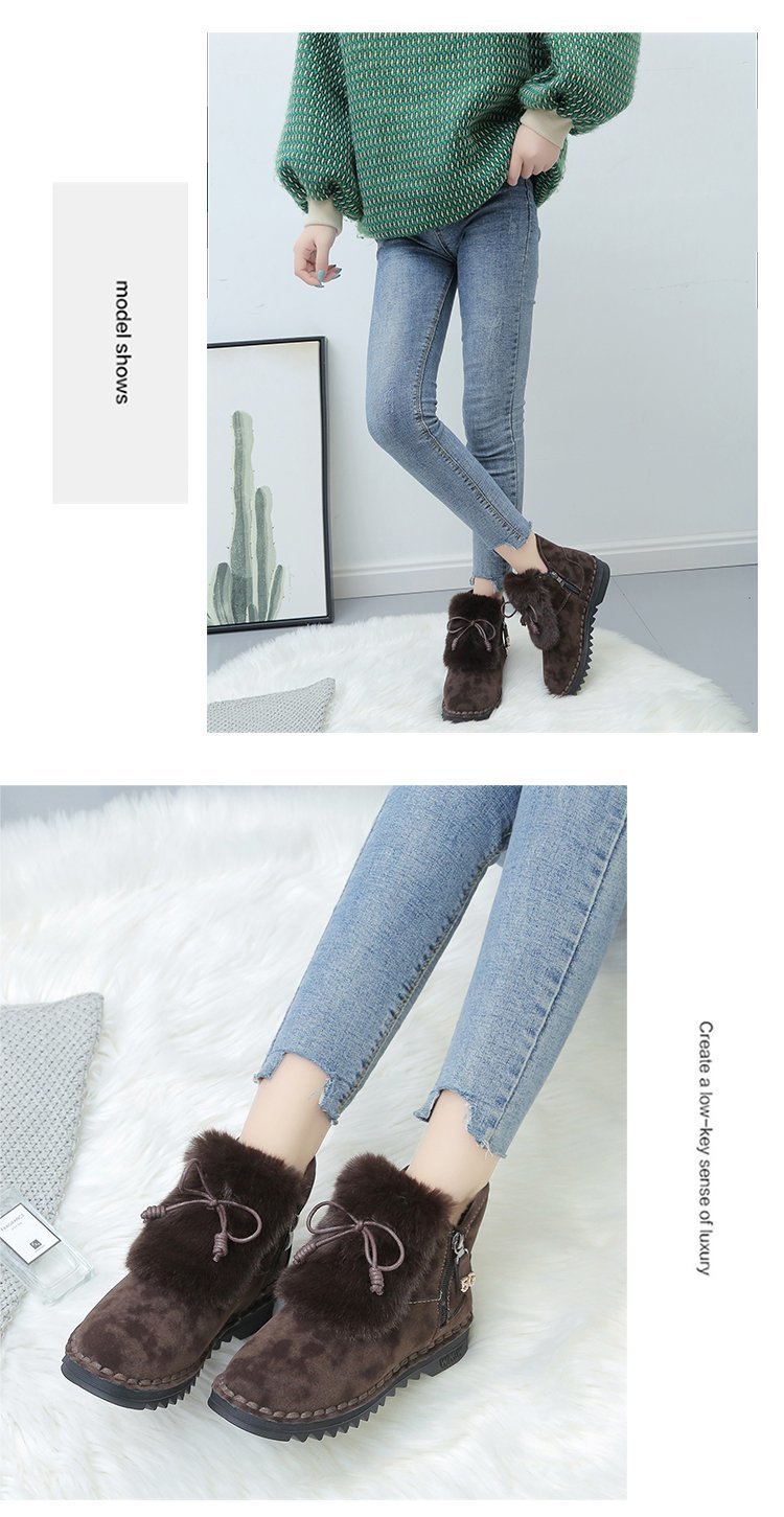 đ„Limited Time Offer 49% OFFđ„Soft soled suede bow boots