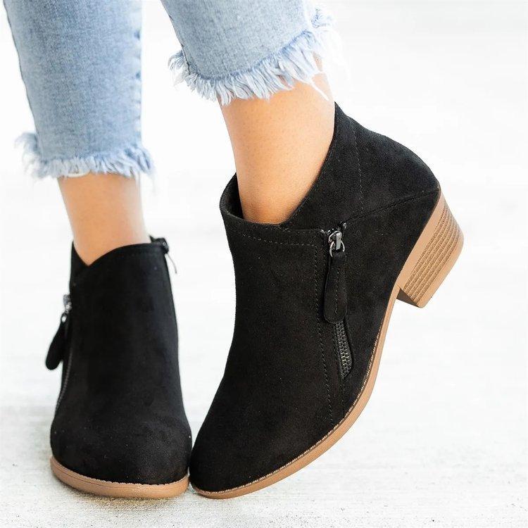 đ„Limited Time Offer 49% OFFđ„Women's suede double zippered boots