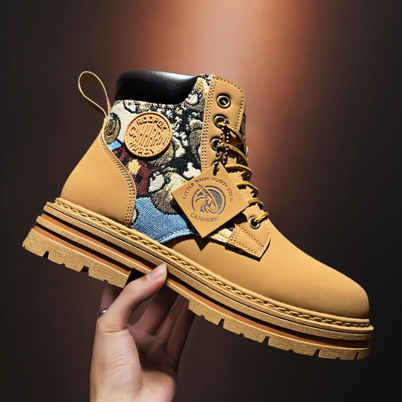 š„Limited Time Offer 49% OFFš„Men's Autumn and Winter New High Top Printed Martin Boots