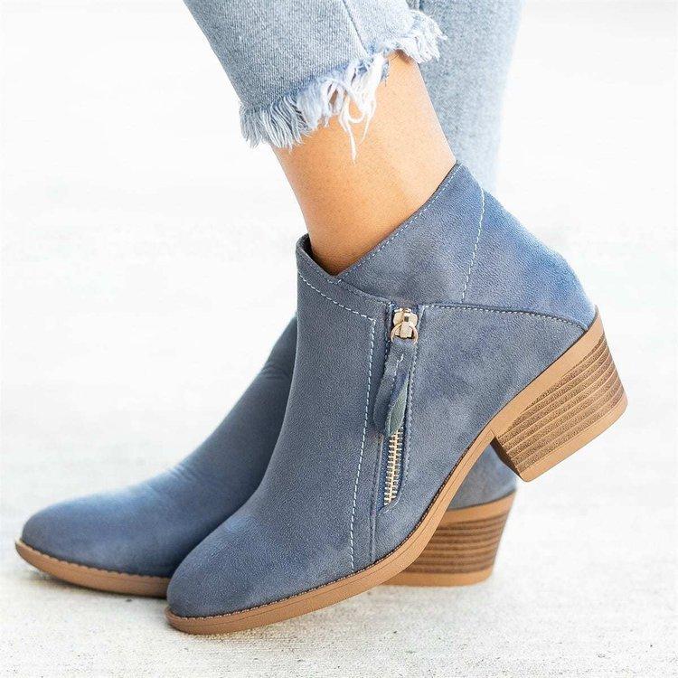 đ„Limited Time Offer 49% OFFđ„Women's suede double zippered boots