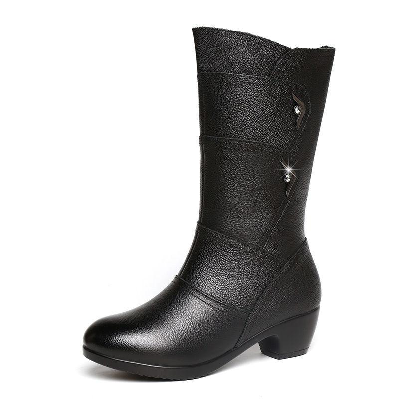 đChristmas Sale - 49% Offđ„Women's Mid-Calf Platform Wedge Chunky Heel Ankle Boots