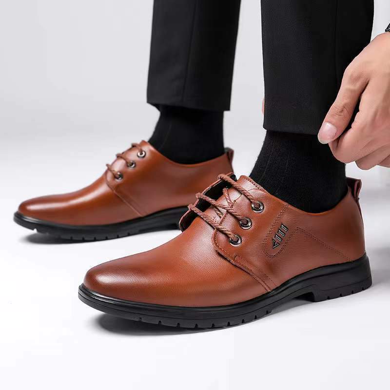 đ„Limited Time Offer 49% OFFđ„Men's business casual breathable soft sole leather shoes