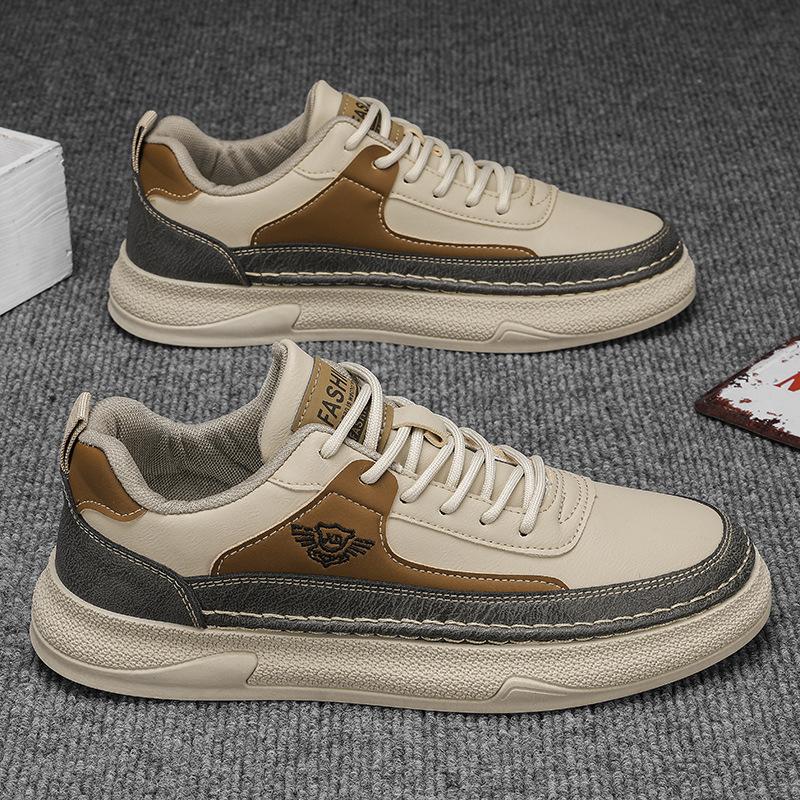 🔥Limited Time Offer 49% OFF🔥Men's New Versatile Leather Waterproof Casual Board Shoes