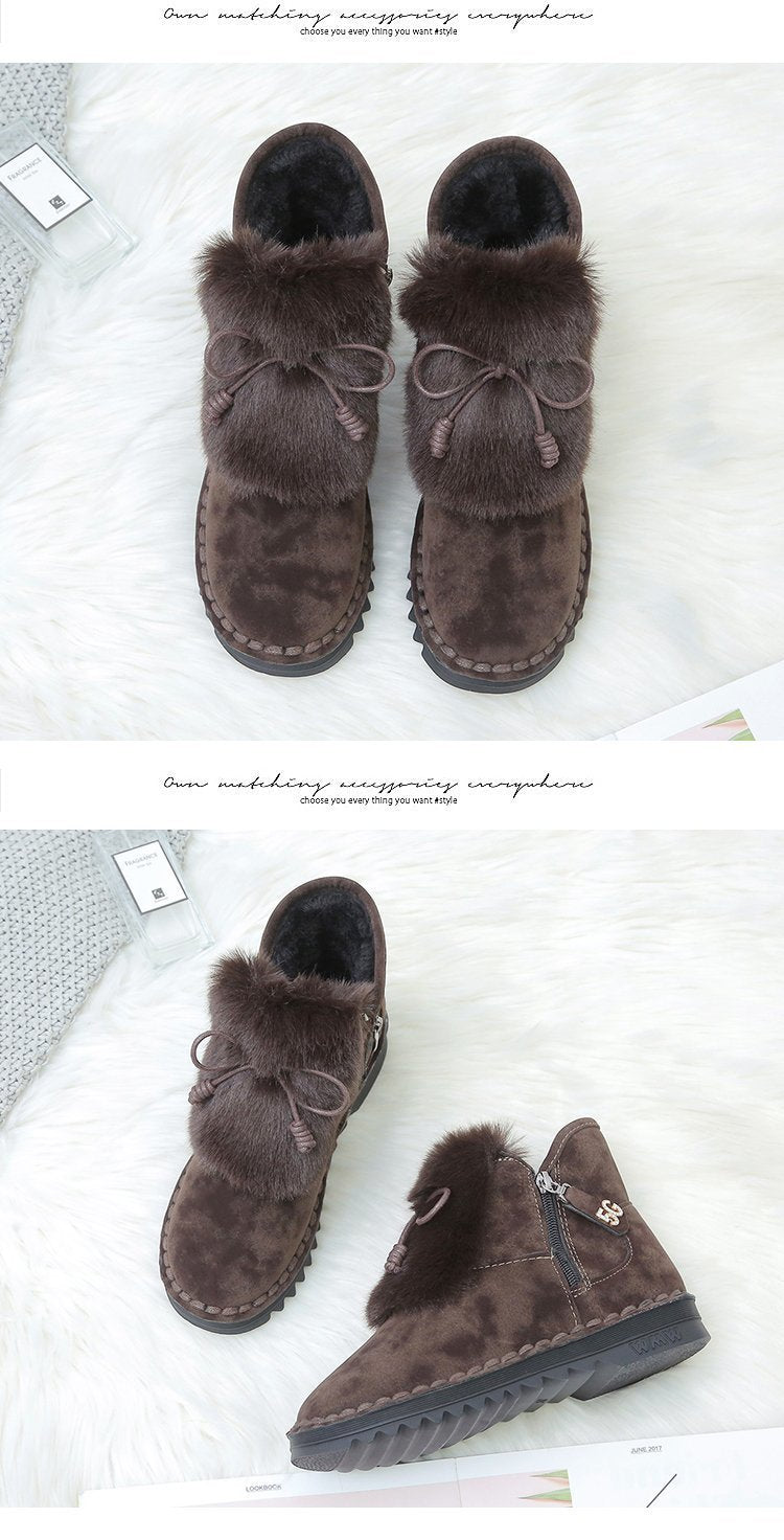 đ„Limited Time Offer 49% OFFđ„Soft soled suede bow boots