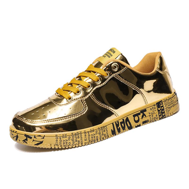 š„Limited Time Offer 49% OFFš„Men's autumn and winter personalized patent leather shiny board shoes