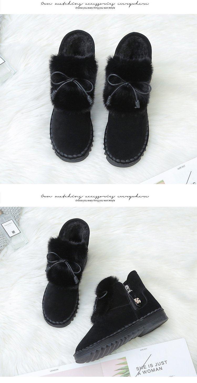đ„Limited Time Offer 49% OFFđ„Soft soled suede bow boots