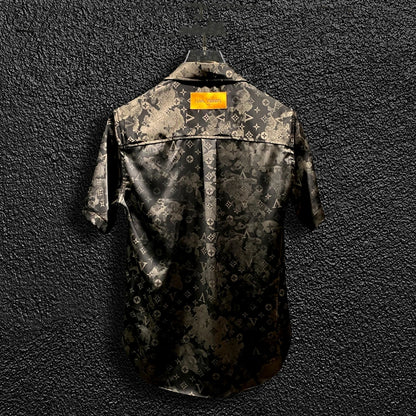High end casual short sleeved shirt