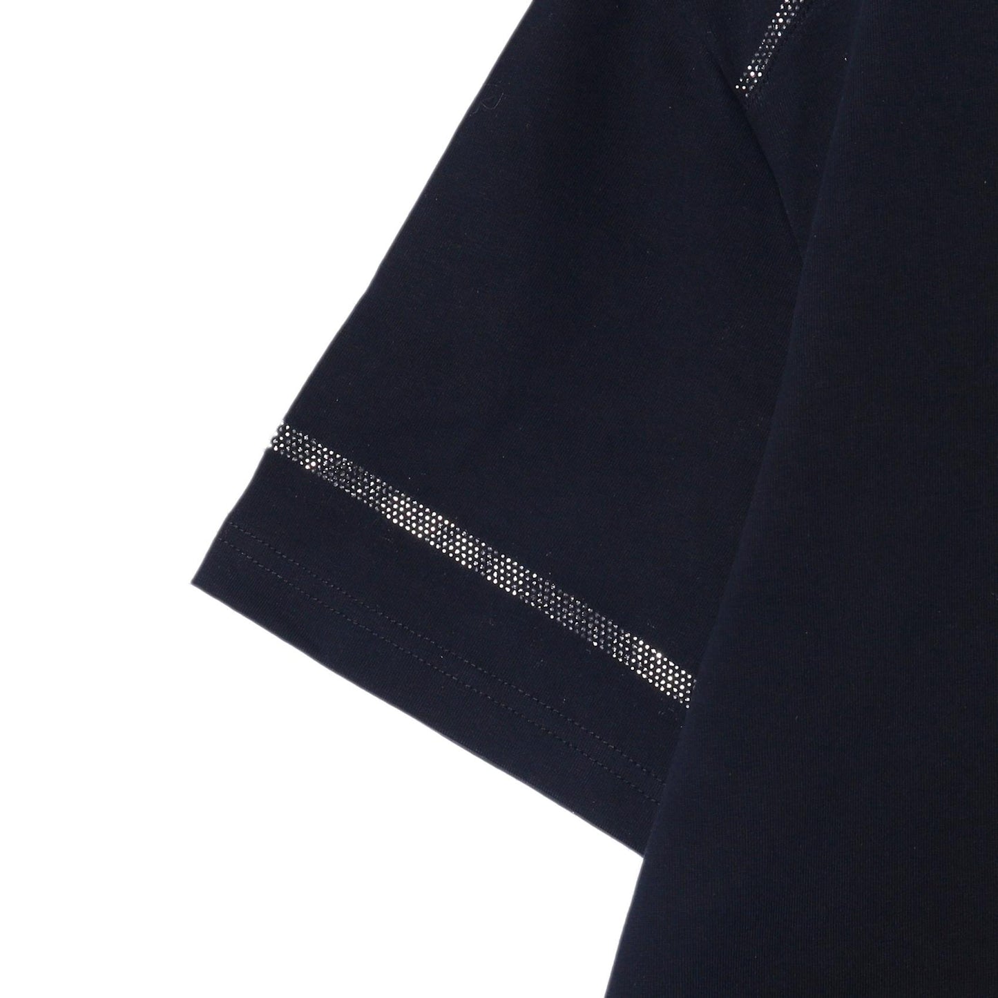 Men's Fashion Personalized Hot Diamond Line Short Sleeve