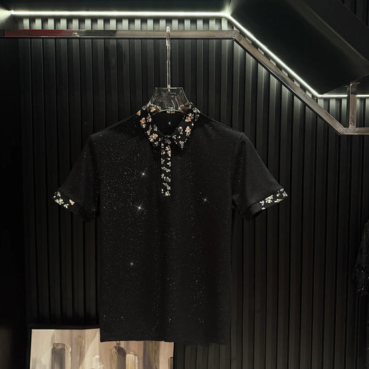 Lace Starry Polo Short Sleeve