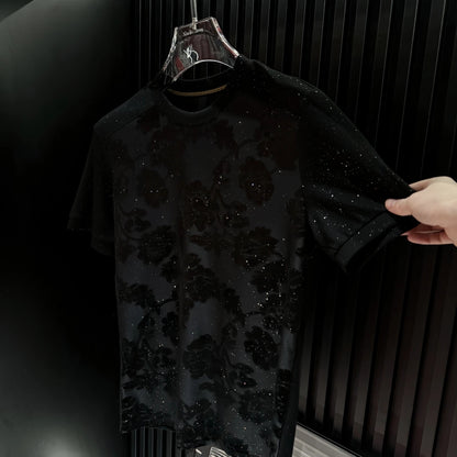 Starry Sky Blossoms Short Sleeve