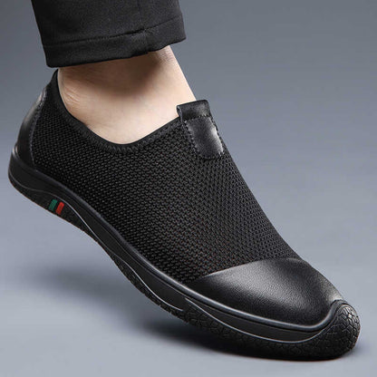 Men's new thin soft soled breathable driving shoes