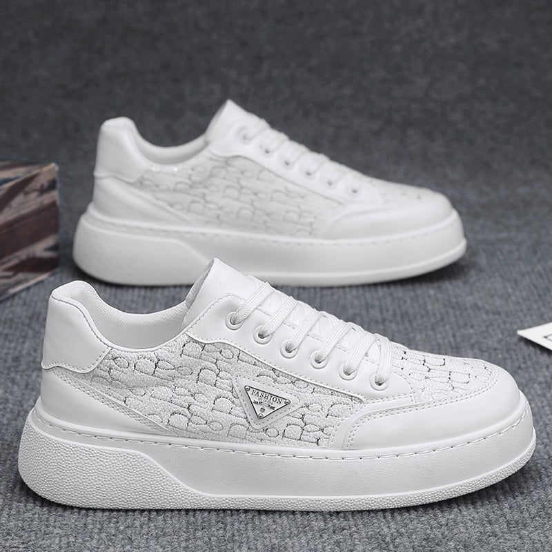 Men's new silver hot casual board shoes