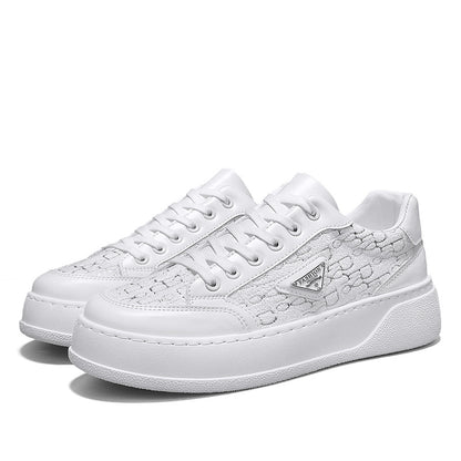Men's new silver hot casual board shoes