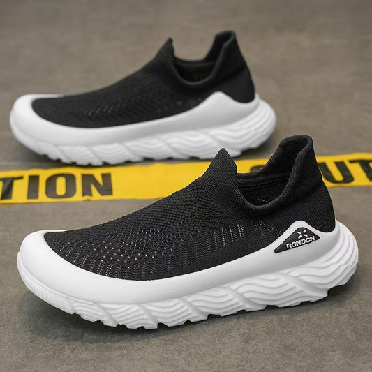 Men's summer breathable one foot mesh casual sports shoes