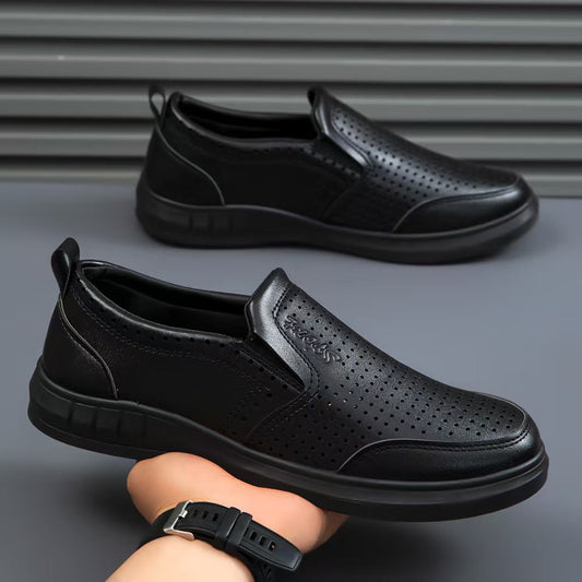 Breathable casual and fashionable leather shoes