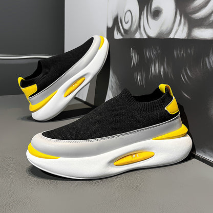 Step on thick soled casual sports shoes