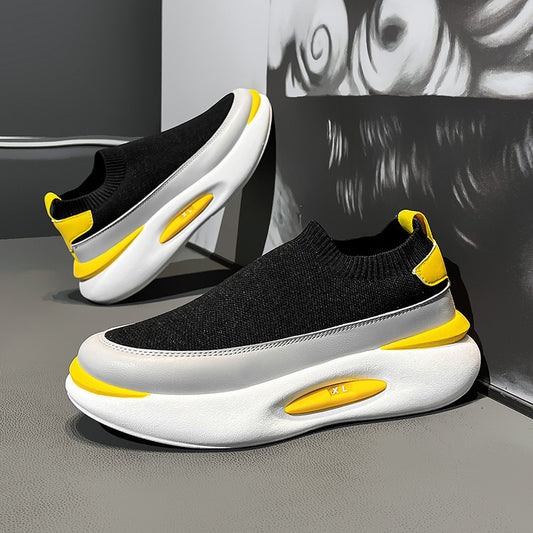 Step on thick soled casual sports shoes