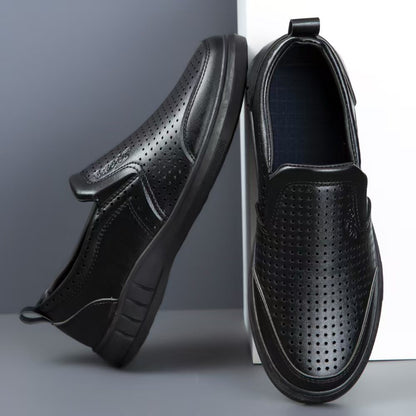 Breathable casual and fashionable leather shoes