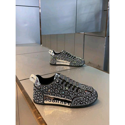 Hot stamping casual shoes