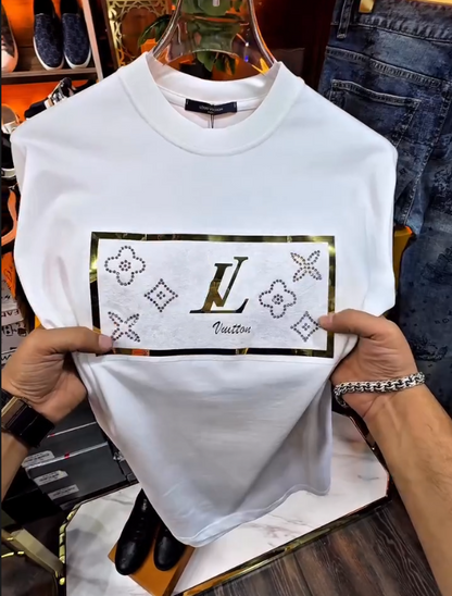Luxury Glitter Short Sleeved Shirt