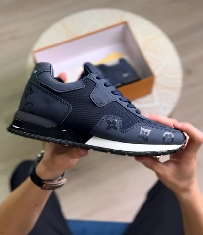 Luxury Glossy Printed Leather Breathable Casual Shoes