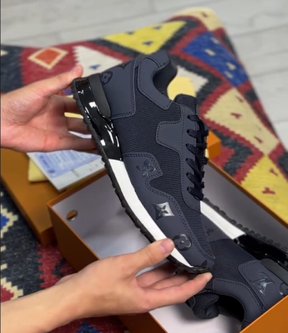 Luxury Glossy Printed Leather Breathable Casual Shoes