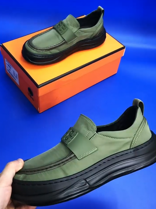 Men's One Foot Canvas Thick Soled Casual Shoes