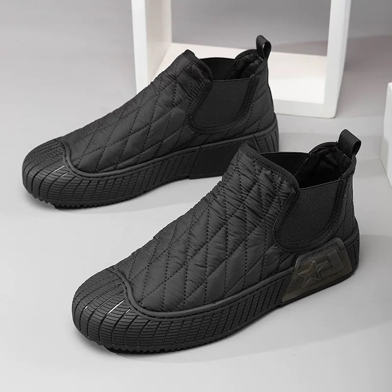 Quilted Slip-On Winter Boots