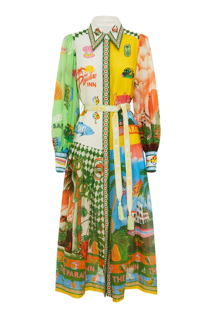 🔥Limited Time Offer 49% OFF🔥Paradiso Shirtdress